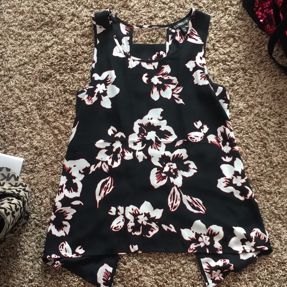 Floral tank top